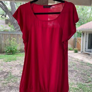 Red The Limited blouse, size L